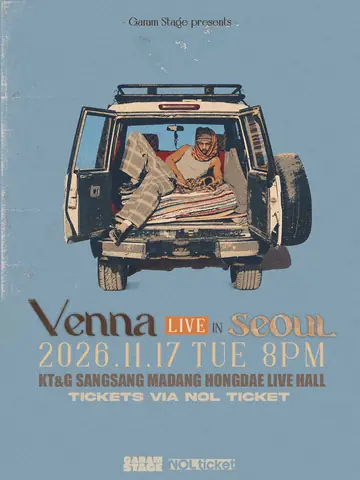 Venna live in Seoul 포스터