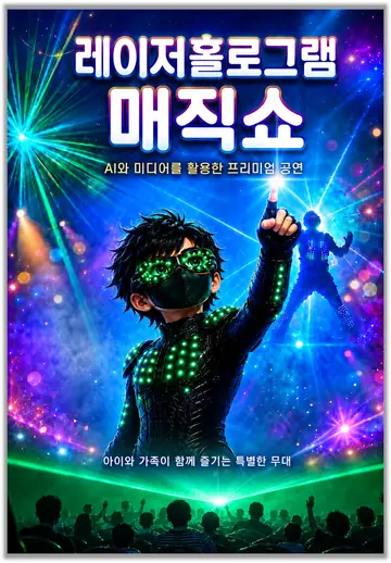 레이저홀로그램 매직쇼 [화성] 포스터