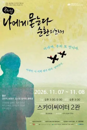 제7회 서울연극25페스티벌, 나에게 묻는다, 순환의 노래 포스터
